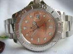 Replica Rolex Yacht Master Salmon Face Copy Watch 